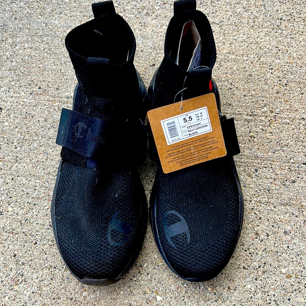 Shoes, Champion 5.5 size, Rally Lockdown, Black